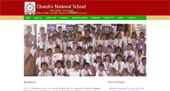 Desktop Screenshot of chandranationalschool.com